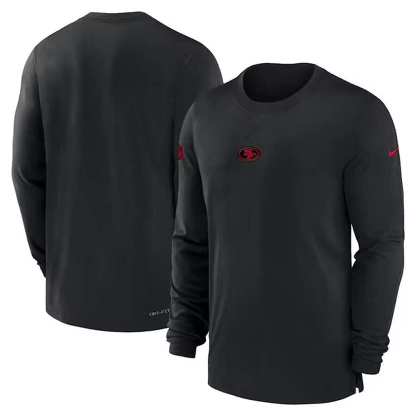 Men's Black San Francisco 49ers Performance Long Sleeve T-Shirt